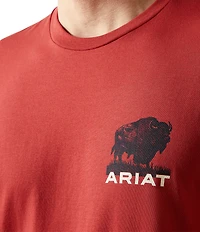 Ariat Buffalo Flag Short Sleeve T-Shirt