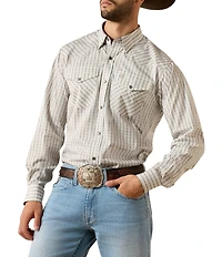 Ariat Burnard Classic Fit Printed Woven Shirt