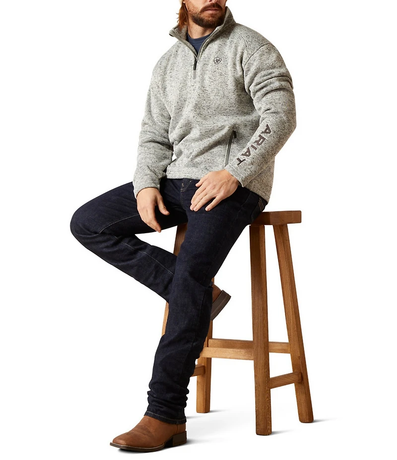 Ariat Caldwell Logo 1/4 Zip Sweater