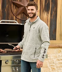 Ariat Caldwell Logo 1/4 Zip Sweater