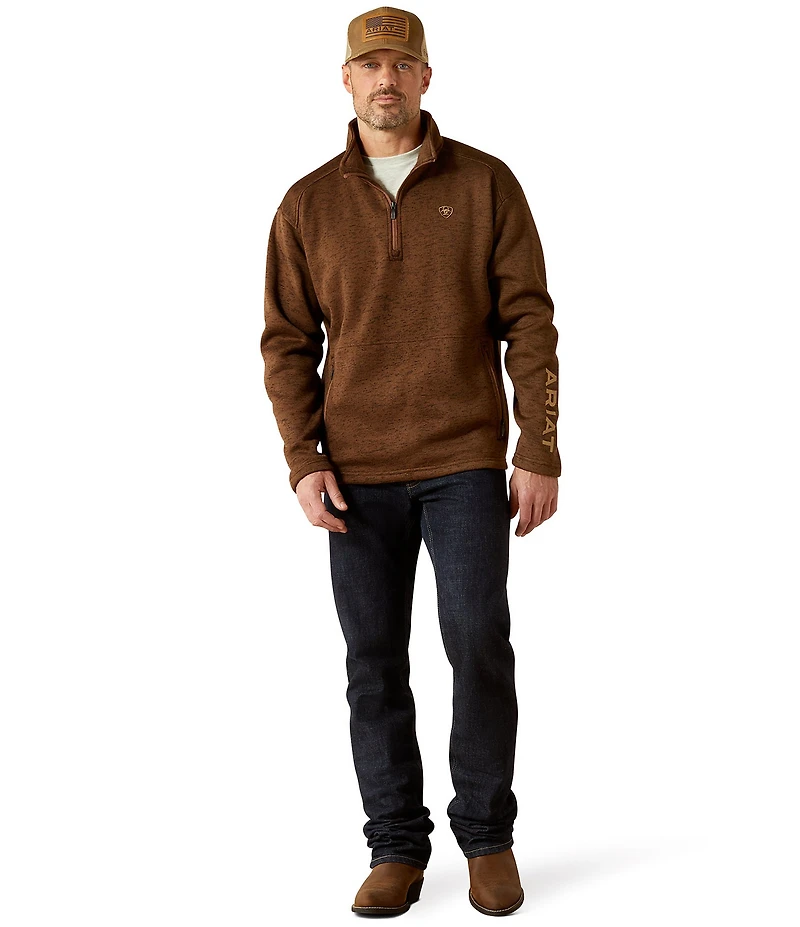 Ariat Caldwell Long Sleeve 1/4 Zip Fleece Pullover