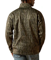 Ariat Caldwell Printed Long Sleeve 1/4 Zip Fleece Pullover