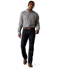 Ariat Caleb Classic Fit Wrinkle Free Long Sleeve Printed Woven Shirt