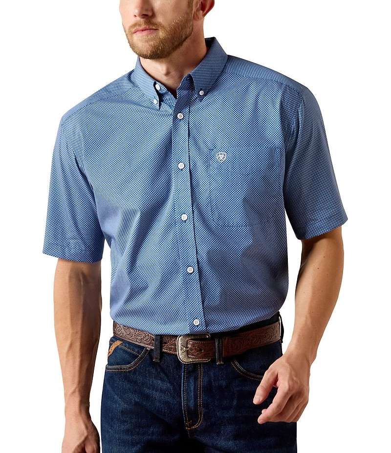Ariat Case Classic Fit Printed Wrinkle Free Woven Shirt