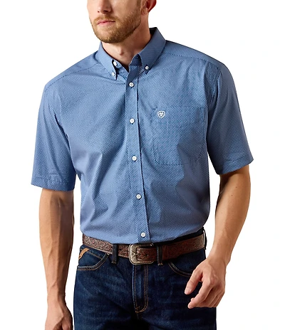 Ariat Case Classic Fit Printed Wrinkle Free Woven Shirt