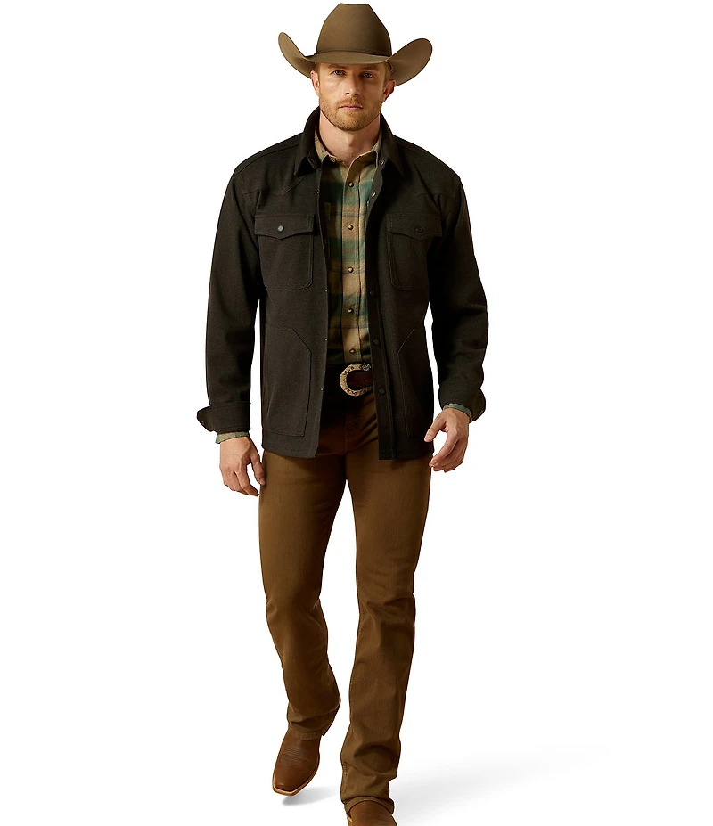 Ariat Cattleman Long Sleeve Moleskin Twill Brushed Jacket