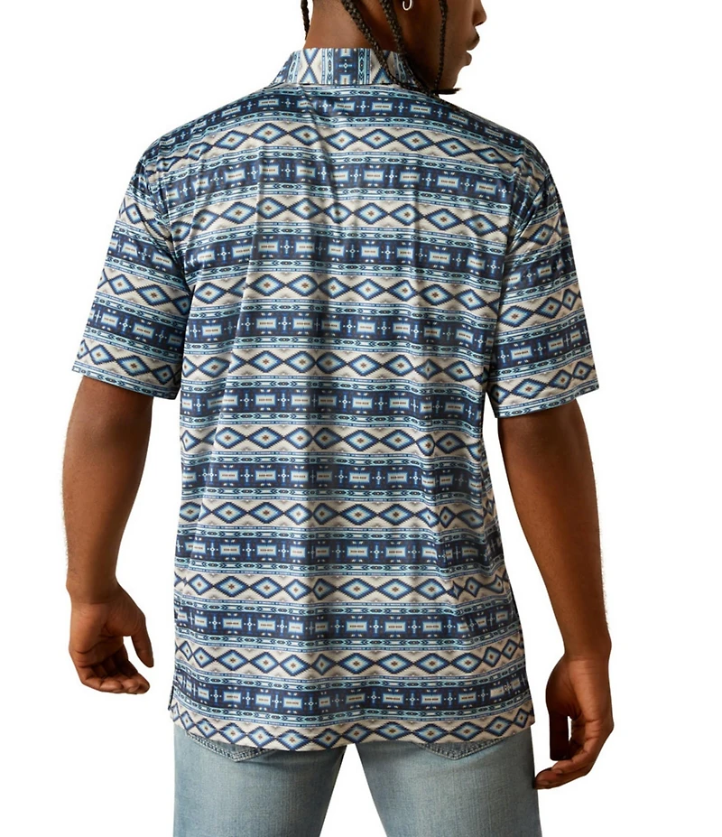 Ariat Charger Short Sleeve Printed Polo Shirt