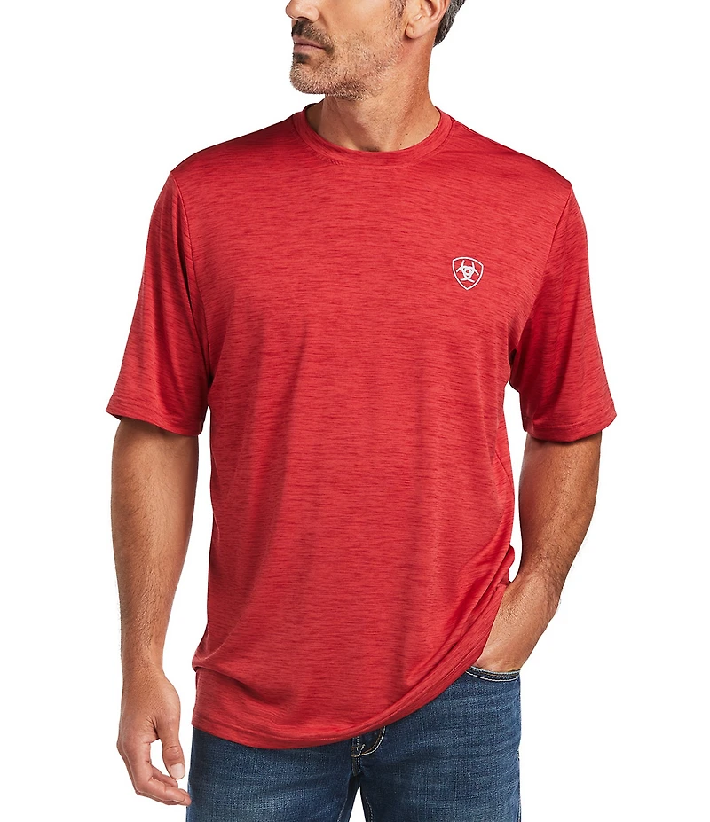 Ariat Charger Vertical Flag Short-Sleeve Jersey Graphic T-Shirt