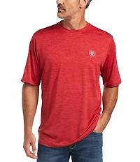 Ariat Charger Vertical Flag Short-Sleeve Jersey Graphic T-Shirt