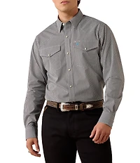 Ariat Chas Slim Fit Printed Woven Shirt