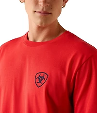 Ariat Chinelos Hex Classic Fit Short Sleeve T-Shirt