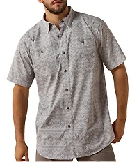 Ariat Classic Fit 360 Airflow Short Sleeve Printed Shirt