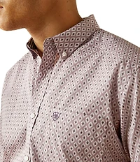 Ariat Classic Fit Rafael Wrinkle Free Short Sleeve Solid Woven Shirt
