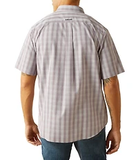 Ariat Classic Fit Roy Wrinkle Free Short Sleeve Printed Woven Shirt