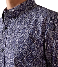 Ariat Classic Fit Short Sleeve Bill Medallion Printed Shirt