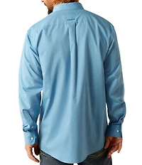 Ariat Classic Fit Solid Long Sleeve Woven Shirt