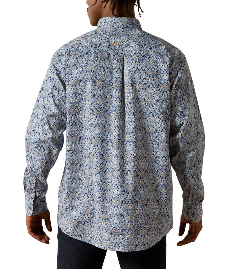 Ariat Classic Fit Stoney Long Sleeve Printed Woven Shirt