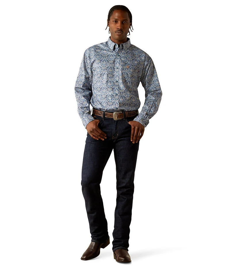 Ariat Classic Fit Stoney Long Sleeve Printed Woven Shirt