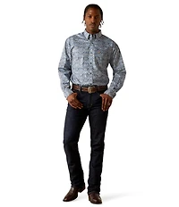 Ariat Classic Fit Stoney Long Sleeve Printed Woven Shirt