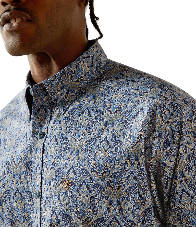 Ariat Classic Fit Stoney Long Sleeve Printed Woven Shirt