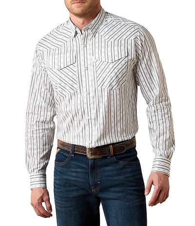 Ariat Classic Fit Striped Western Shirt