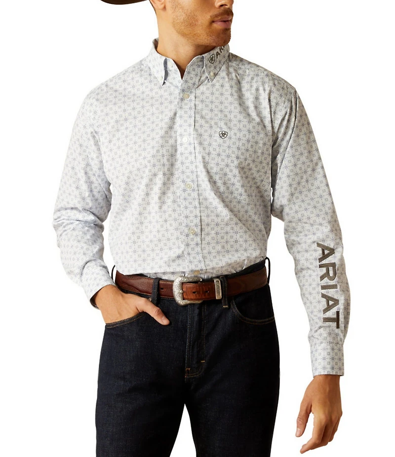Ariat Classic Fit Team Kody Long Sleeve Woven Shirt