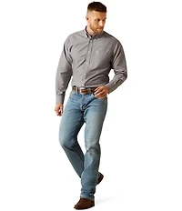 Ariat Classic Fit Wrinkle Free Long Sleeve Solid Woven Shirt