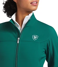Ariat Classic Team Softshell Mexico Stand Collar Long Sleeve Zip Front Jacket