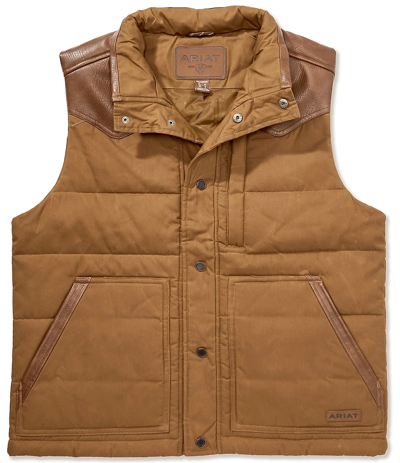 Ariat Contrasting Yoke Sleeveless Quilted Vest