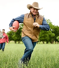 Ariat Contrasting Yoke Sleeveless Quilted Vest