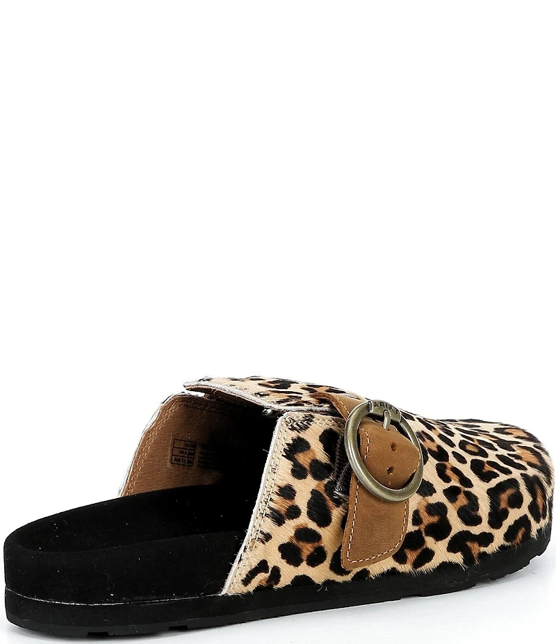 Ariat Country Leopard Print Faux Fur Mules