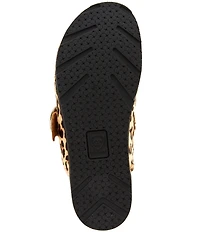 Ariat Country Leopard Print Faux Fur Mules