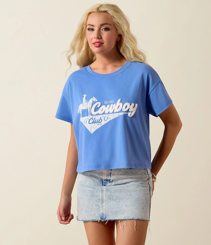 Ariat Cowboy Club Short Sleeve Boxy Cropped Tee