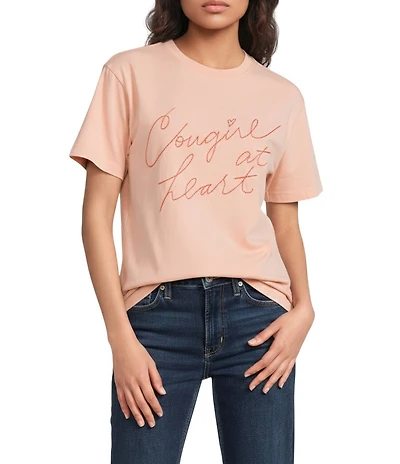 Ariat Cowgirl At Heart Cotton Jersey Crew Neck Short Sleeve Tee