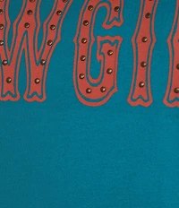 Ariat Cowgirl Studded Graphic Cropped T-Shirt