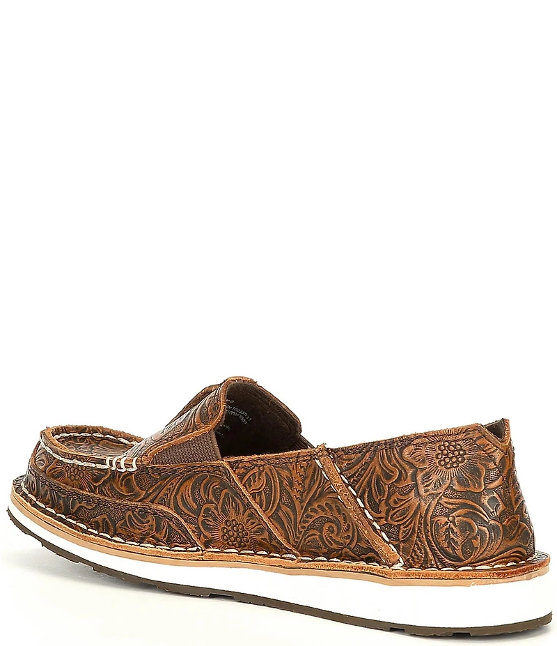 Ariat Women's Cruiser Floral Embossed Leather Loafers