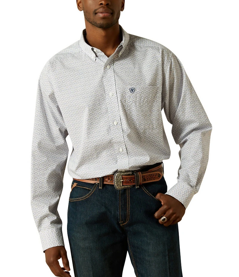 Ariat Declan Long Sleeve Printed Woven Shirt