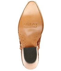 Ariat Women's Dixon Hair Calf Deer Print Western Booties