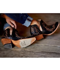 Ariat Women's Dixon Leather Block Heel Western Booties