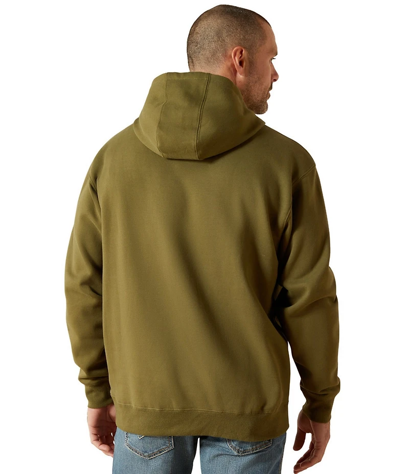 Ariat Embossed Logo Long Sleeve Fleece Hoodie