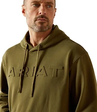Ariat Embossed Logo Long Sleeve Fleece Hoodie