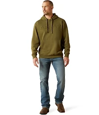 Ariat Embossed Logo Long Sleeve Fleece Hoodie