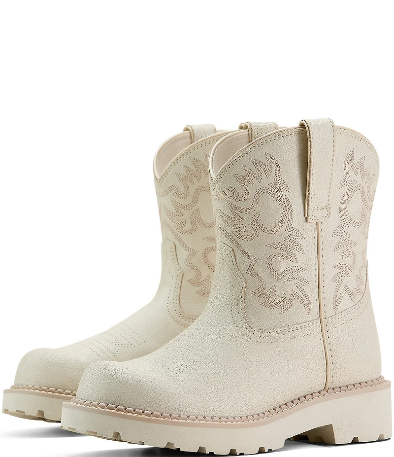 Ariat Fatbaby Leather Mid Calf Western Boots