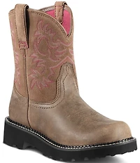 Ariat Fatbaby Leather Mid Calf Western Boots