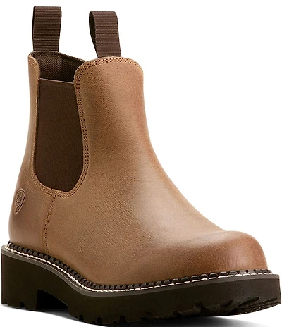 Ariat Women's Fatbaby Leather Twin Gore Chelsea Booties