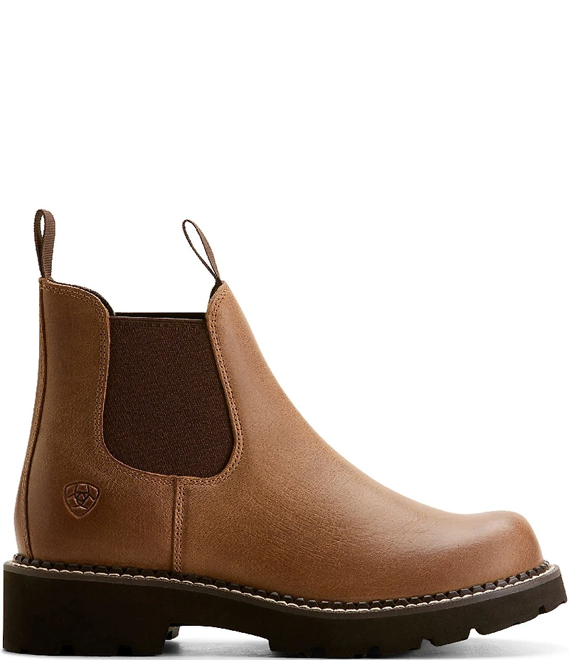 Ariat Women's Fatbaby Leather Twin Gore Chelsea Booties