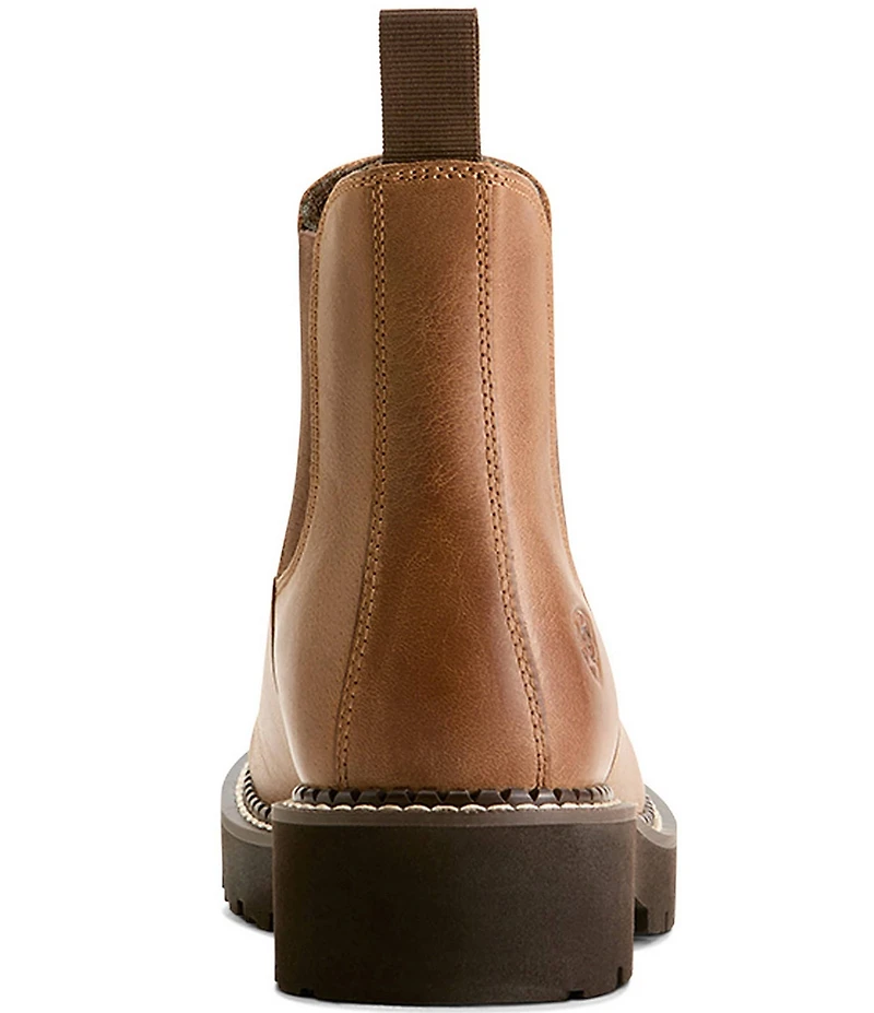 Ariat Women's Fatbaby Leather Twin Gore Chelsea Booties