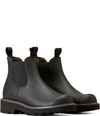 Ariat Women's Fatbaby Leather Twin Gore Chelsea Booties