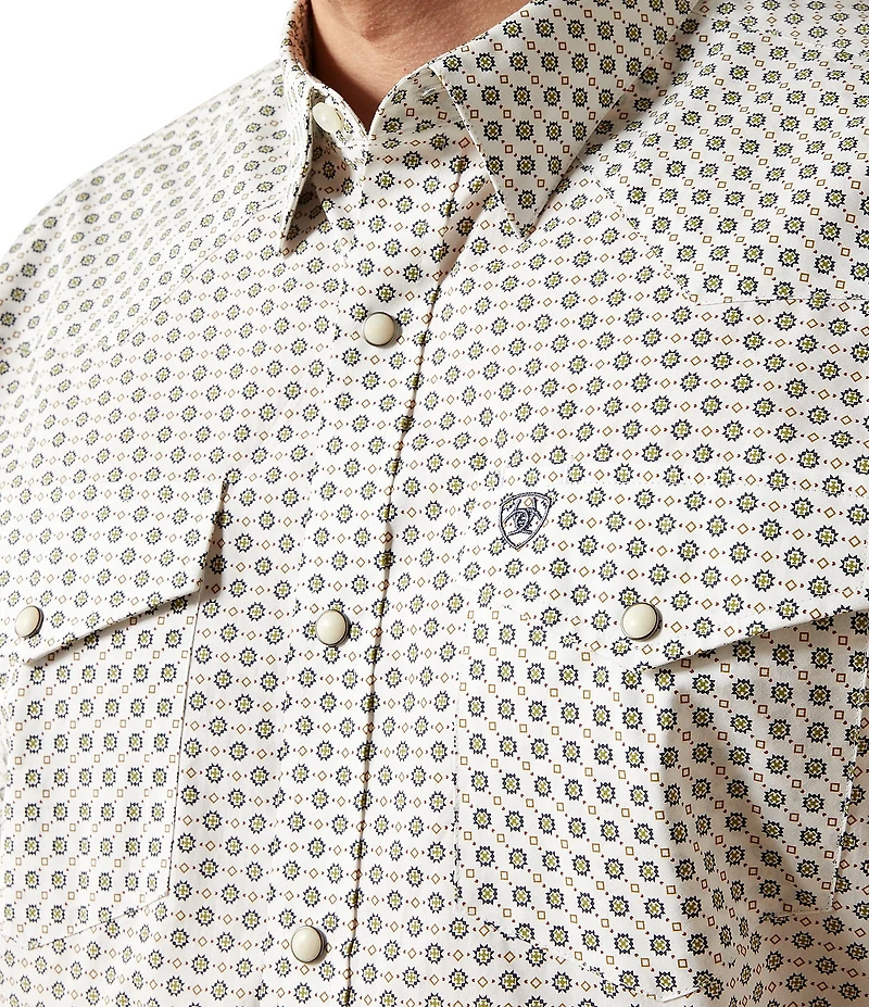 Ariat Fenn Classic Fit Printed Long Sleeve Woven Shirt