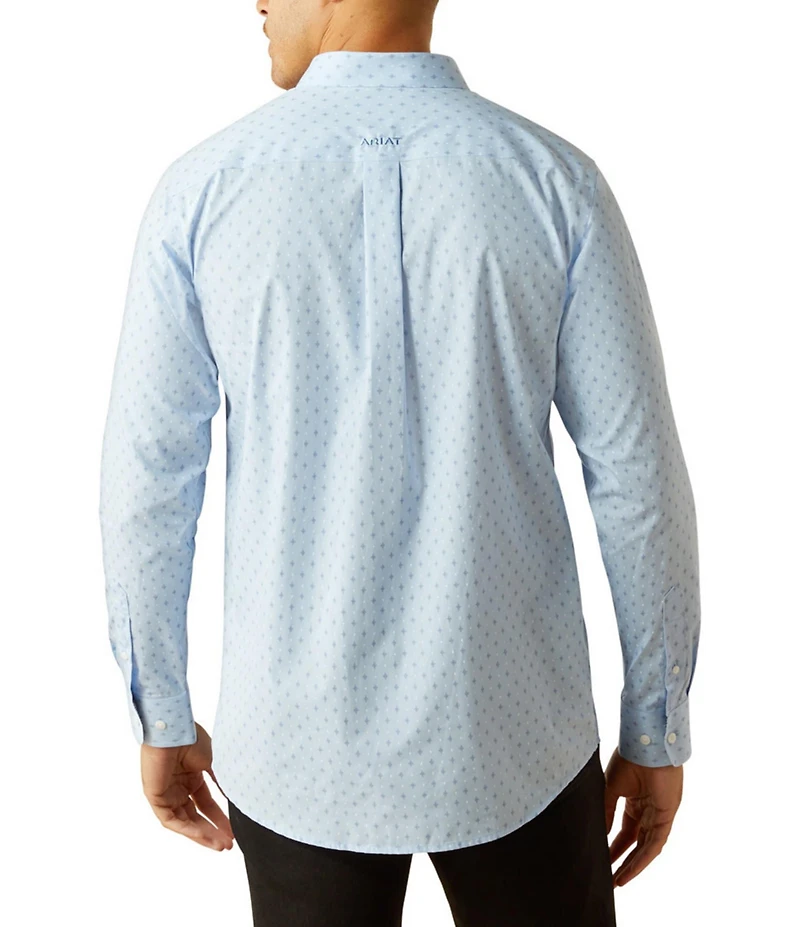 Ariat Fitted Donte Wrinkle Free Long Sleeve Woven Shirt